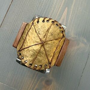 Handcrafted Hammered Cuff Bracelet